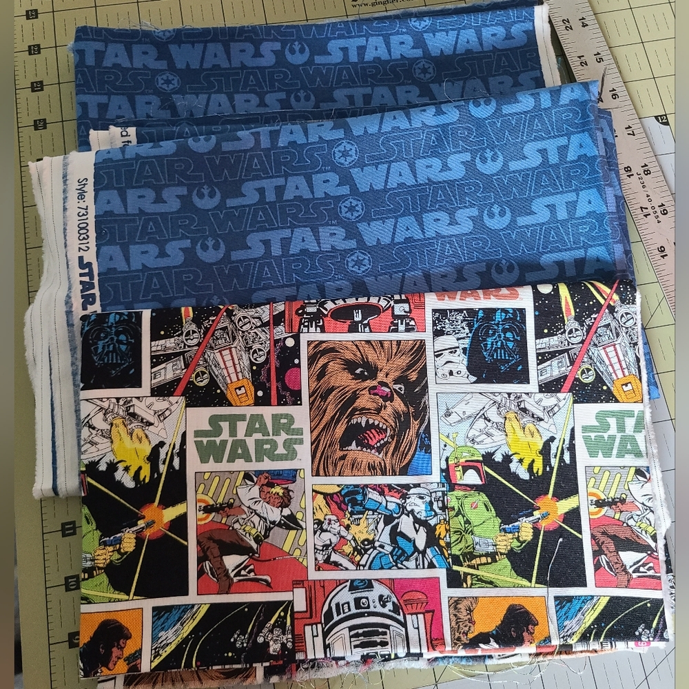 Star Wars Multicolor Comic Fabric